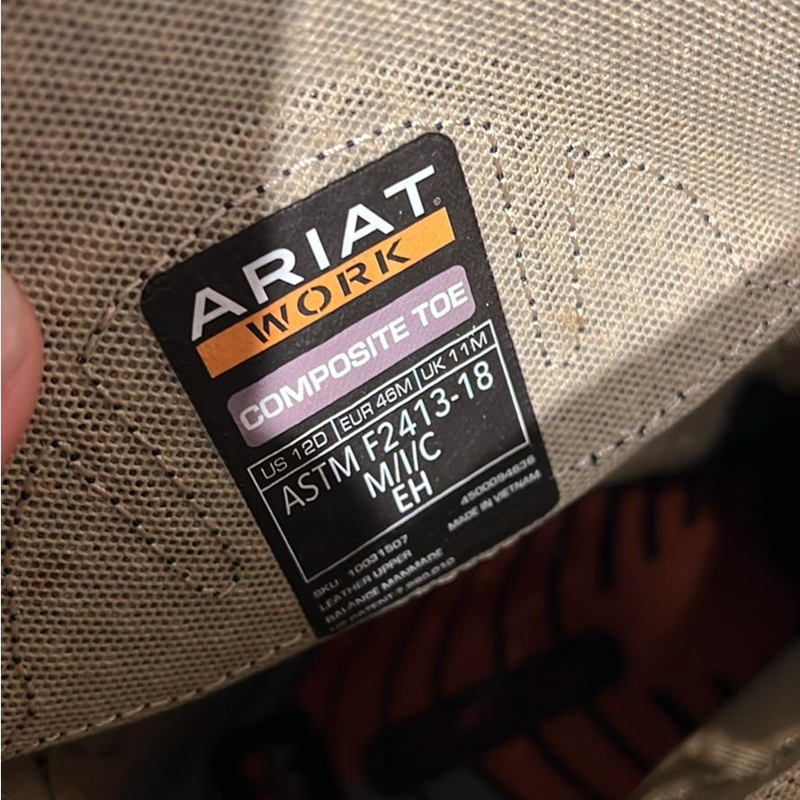 Ariat Boots Size 12d